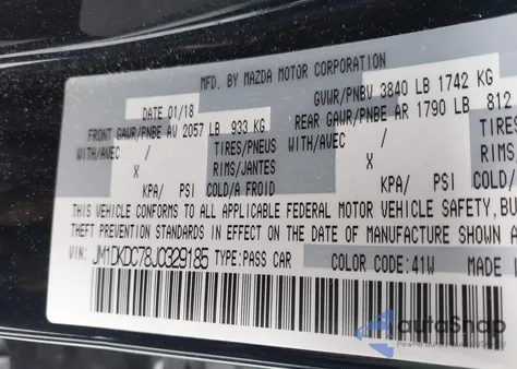 2018 Mazda Cx-3 Touring из США, поврежденный, VIN JM1DKDC78J0329185